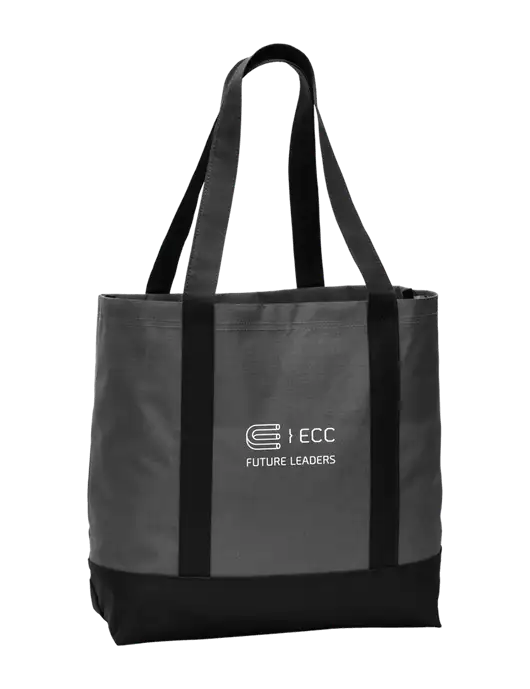 Carryall Charcoal/Black Day Tote Dark w/ECC Future Leaders Logo