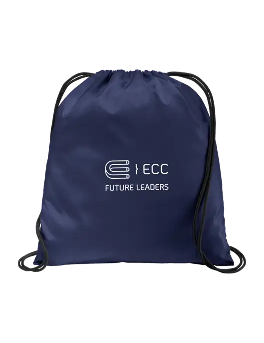 Drawstring  True Navy Cinch Pack w/ECC Future Leaders Logo