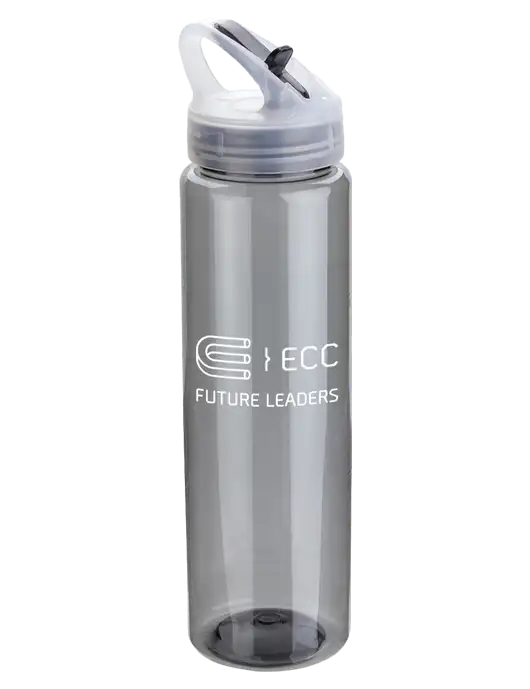 Buddy Smoke 32 oz PET Bottle with Flip Lid w/ECC Future Leaders Logo