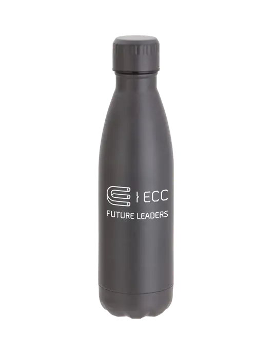 City Go Matte Charcoal 17 oz Insulated Bottle w/ECC Future Leaders Logo