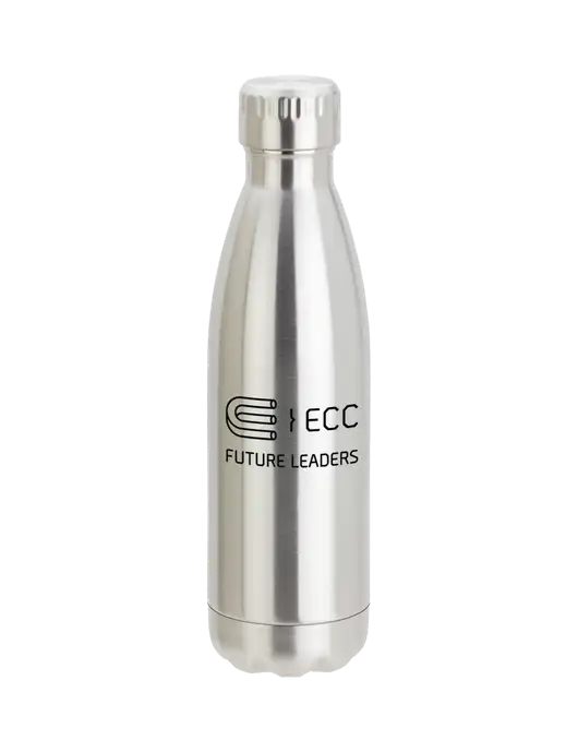 City Go Silver 17 oz Insulated Bottle w/ECC Future Leaders Logo