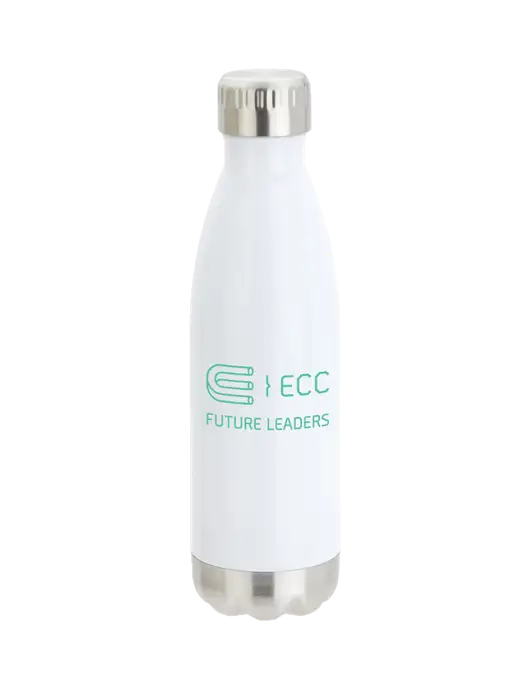 City Go White 17 oz Insulated Bottle w/ECC Future Leaders Logo