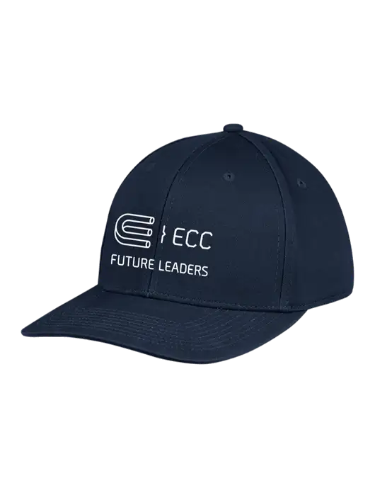 Premium Modern Structured Twill Navy Snapback Cap w/ECC Future Leaders Logo