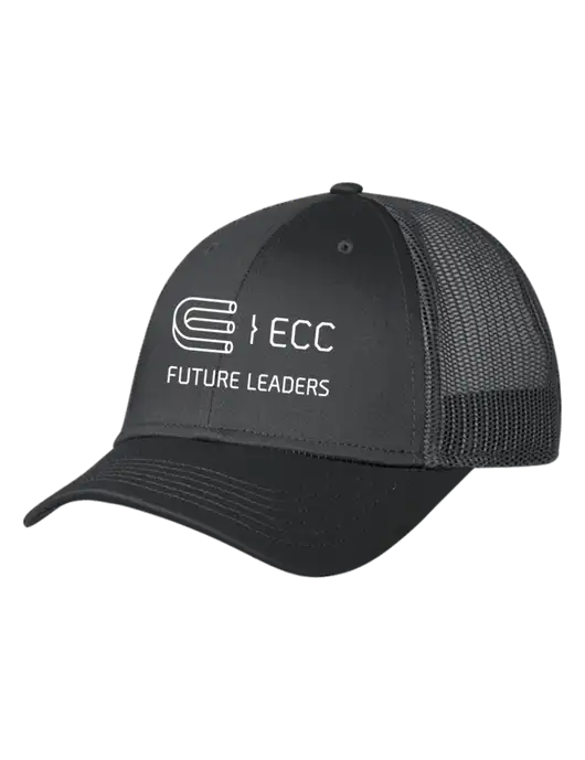 Charcoal Mesh Trucker Cap Snap Back w/ECC Future Leaders Logo