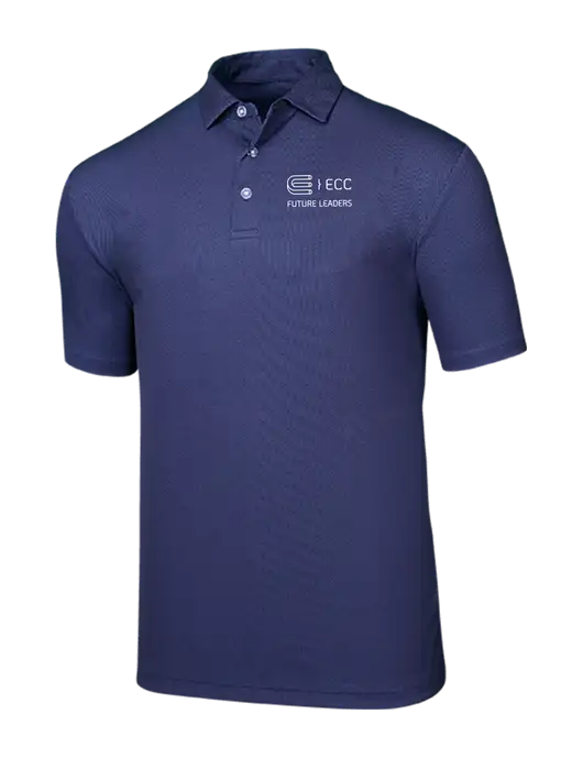 Callaway Birdseye Navy Polo w/ECC Future Leaders Logo