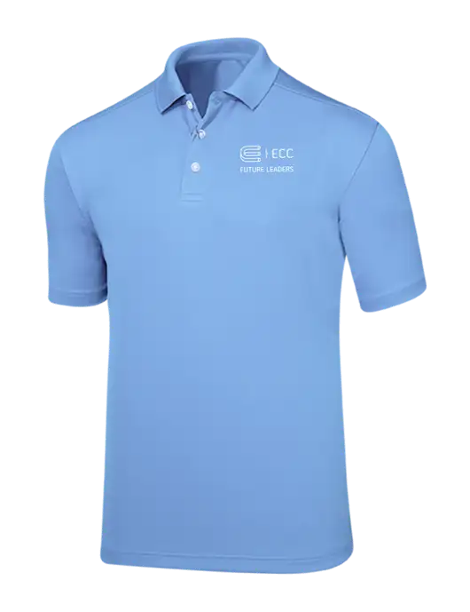 Callaway Core Light Blue Performance Polo w/ECC Future Leaders Logo