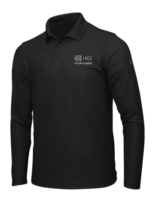 OGIO Blacktop Caliber 2.0 Long Sleeve Polo w/ECC Future Leaders Logo