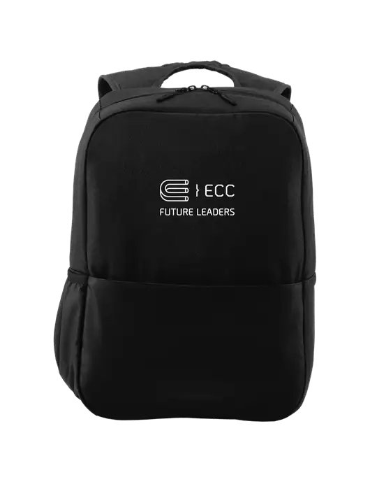 Access Square Laptop Black Backpack w/ECC Future Leaders Logo